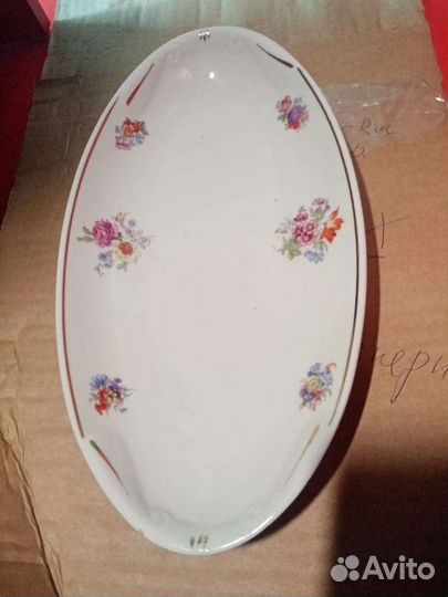 Блюдо СССР 28 на 15см дулево