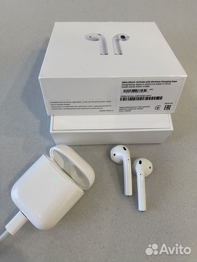 Беспроводные наушники apple airpods 2