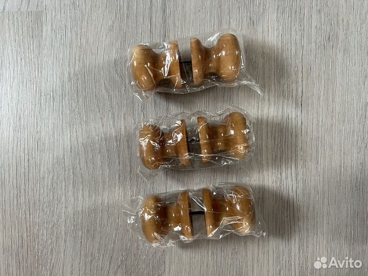 Дверные ручки деревянные