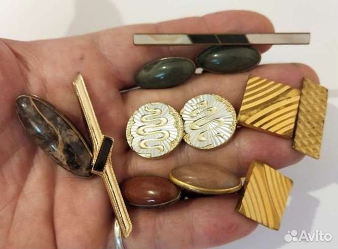 Запонки серебро СССР