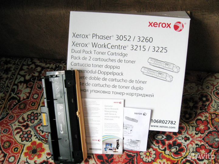 Продам картриджи оригинальные лазерные Xerox 106R0