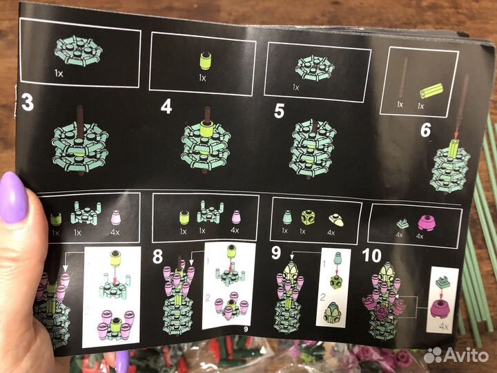 Конструктор lego Букет цветов (