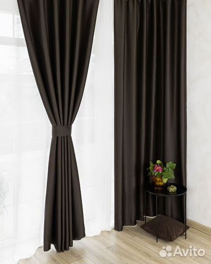 Шторы блэкаут Марсель Шоколад
