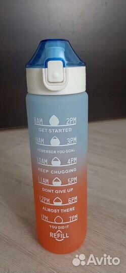 Бутылка для воды 1л пластик