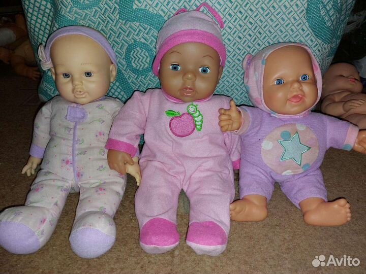 Пупсы 30-45см мягконабивные