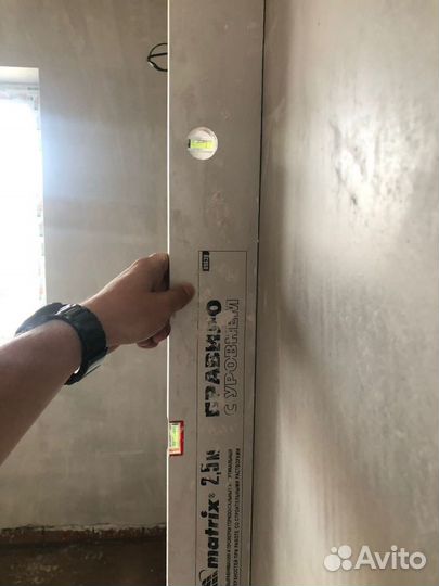 Механизированная штукатурка стен под обои