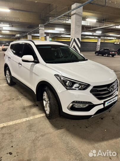 Hyundai Santa Fe 2.2 AT, 2017, 174 693 км