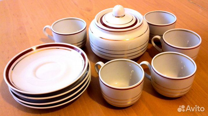 Кофейный сервиз. дфз Вербилки 1970-е СССР