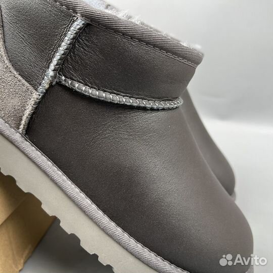 Ugg Classic Ultra Mini Metallic Grey