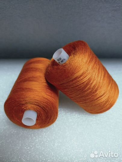 Нитки швейные 45лл-2500 м № 128 (Оранж)