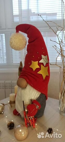 Рождественский гном ручная работа