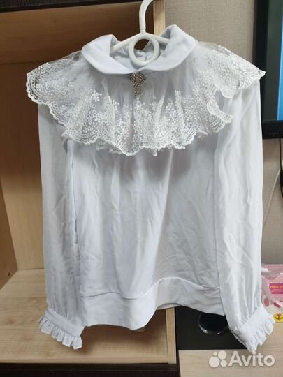 Блузки школьные 122 -128р