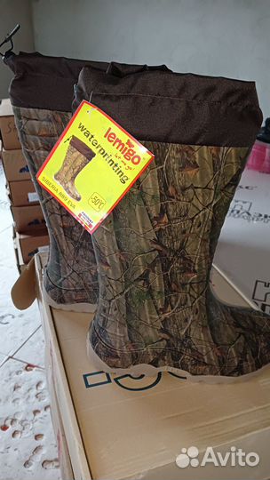 Сапоги мужские зимние для рыбалки и охоты