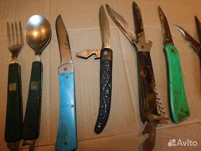 10 старинных, складных,перочинных ножей СССР.в инт