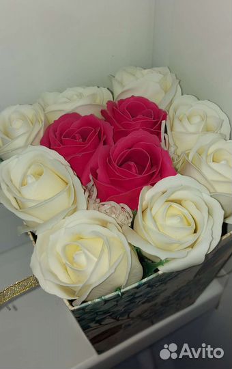 Букет из 11 мыльных роз