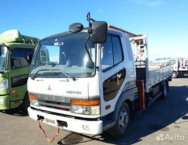 Бортовой грузовик Mitsubishi Fuso Fighter с КМУ UNIC, 1995