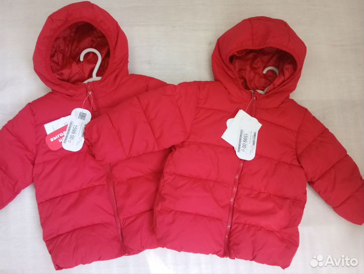 Куртка демисезон, baby go, новая,размер 86 и 92