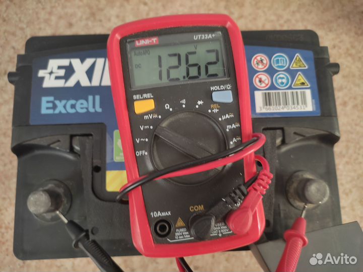 Аккумулятор Exide Excell 62 Ah 540 A EB620