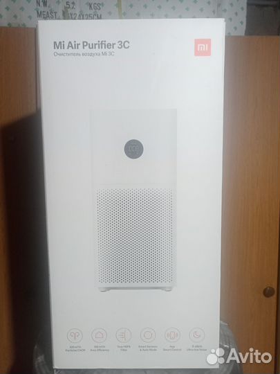 Очиститель воздуха xiaomi mi air purifier 3с белый