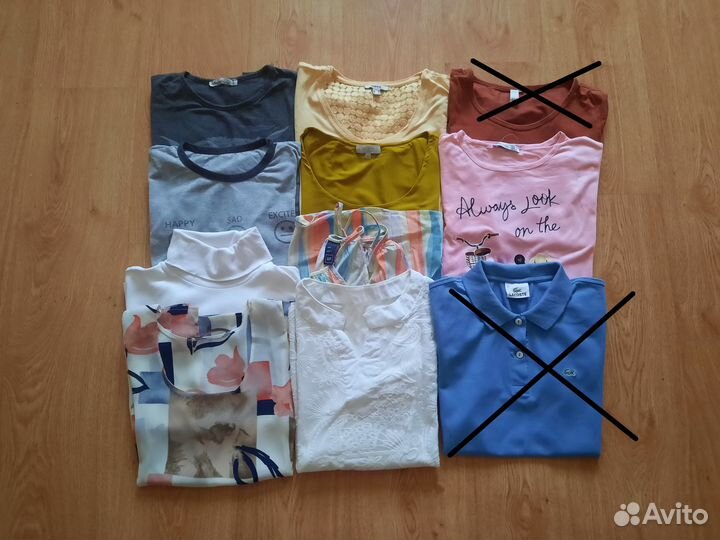 Футболки, поло GAP, Lacoste, Mexx, Hobbs и пр