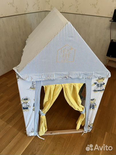 Детский игровой домик из дерева