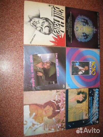 Пластинки rock, pop, jazz