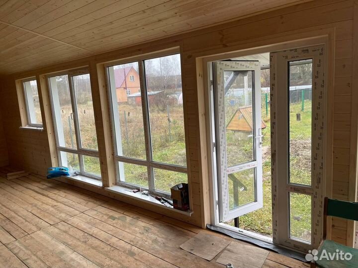 Отделка деревянных домов / бань