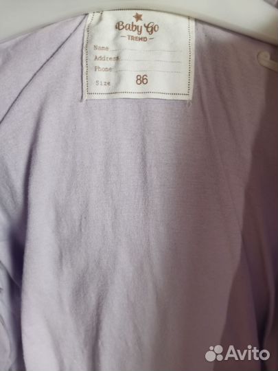 Куртка весна осень на девочку 86