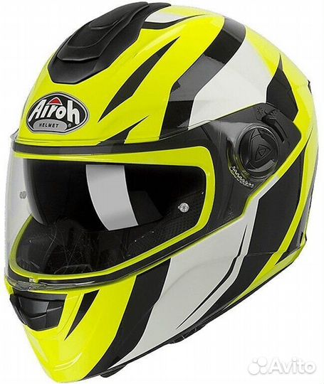 Integral Motorcycle Мотошлем Dual визор Airoh ST301 tide Fluo Yellow