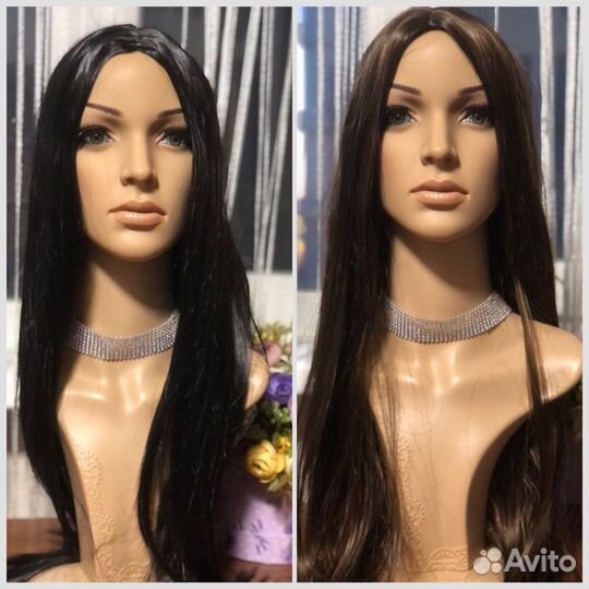 Парик новый 2 цвета длинный прямой