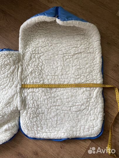 Зимний конверт в коляску на выписку