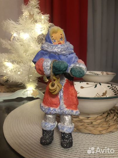 Игрушка из ваты. Ёлочная игрушка