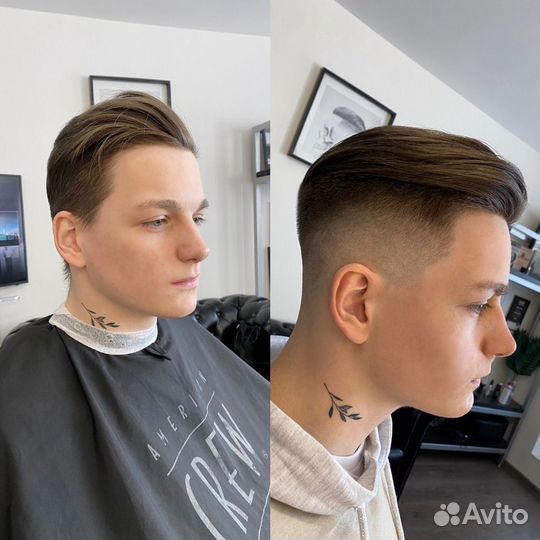 Мужские стрижки, Барбер, парикмахер
