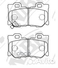 Колодки тормозные дисковые infiniti FX35/45/50