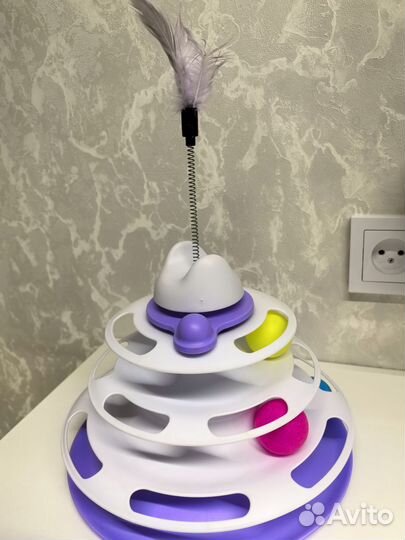 Игрушка для кошек, трек с шариками