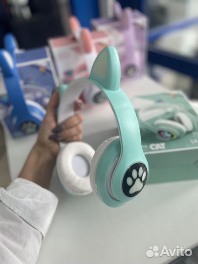 Наушники с кошачьими ушками