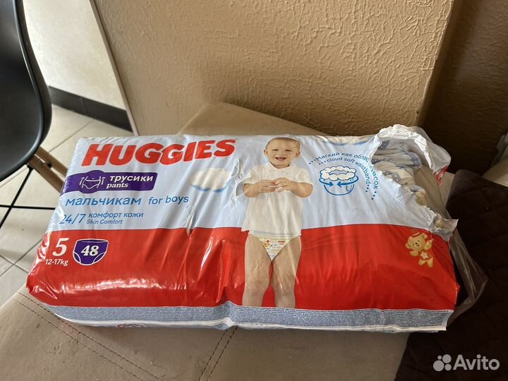 Памперсы трусики детские 5 huggies