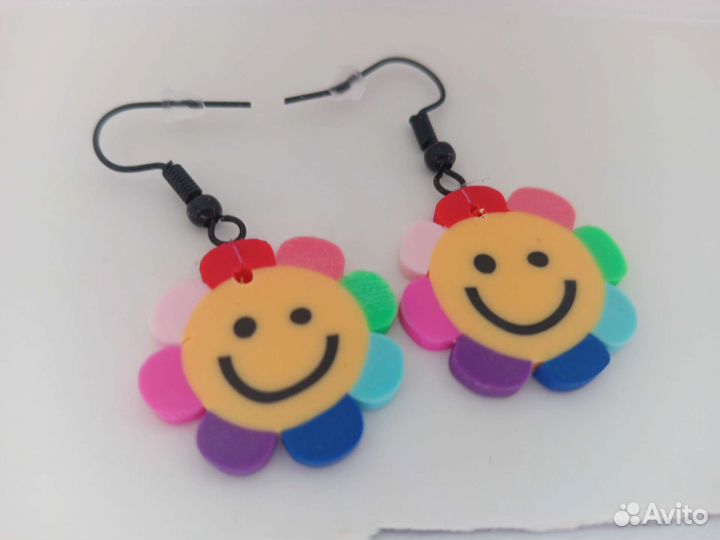 Серги из бисера