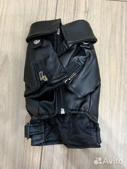 Кожаная куртка для собаки