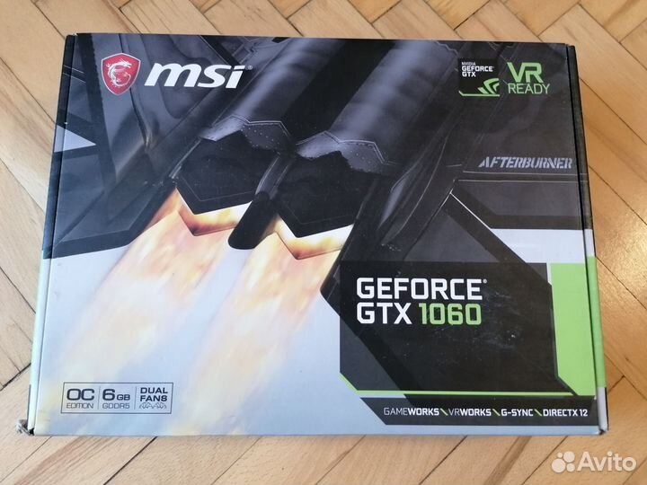 Видеокарта MSI gtx 1060 6gb