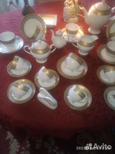 Сервиз чайно-кофейно-столовый Япония -Китай.торг