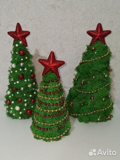 Ëлка из мха декор