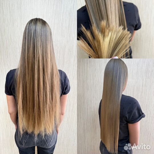 Кератиновое выпрямление волос