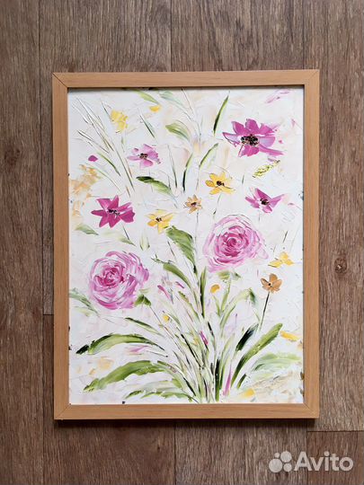 Картина маслом Радость перемен