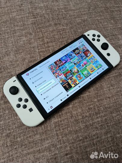 Nintendo switch oled прошитая 64+256GB