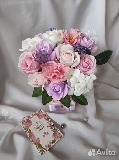 Мыльные розы букеты