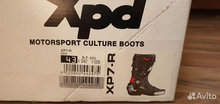 Мотоботы spidi XPD XP-7R 43 EUR, Состояние на 5