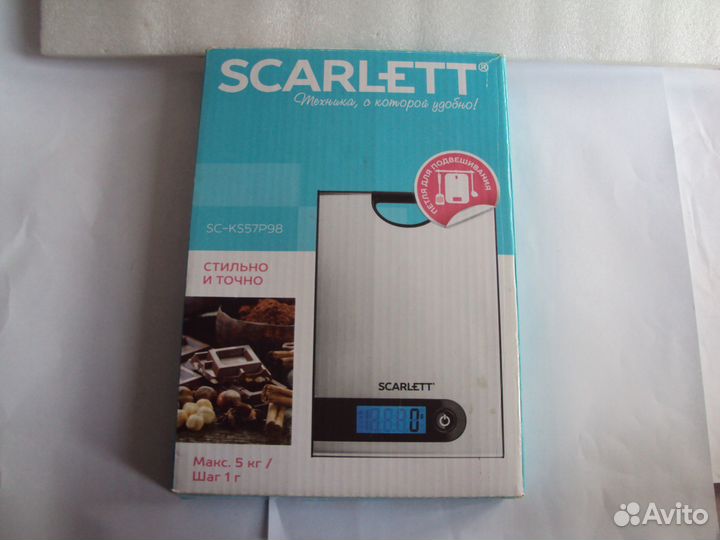 Электронные кухонные весы Scarlett