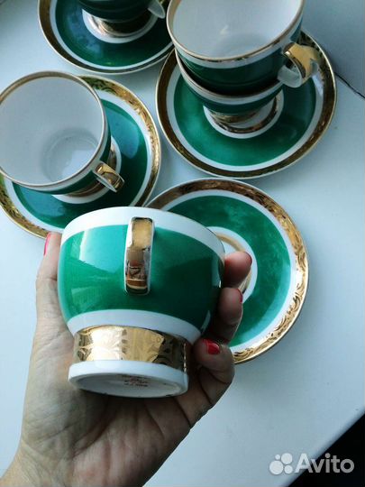 Чайная пара лфз Аврора зеленая