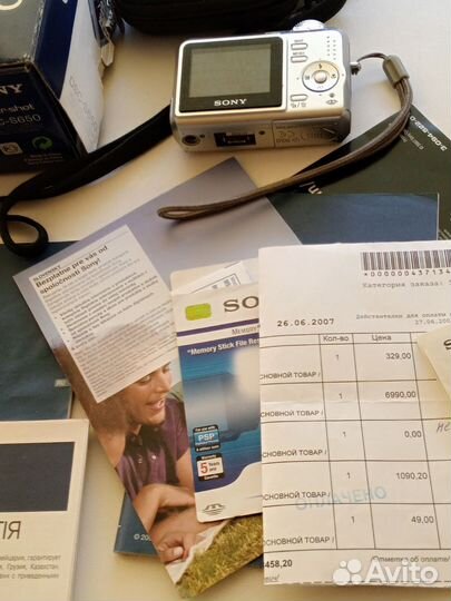 Фотоаппарат sony cyber shot DSC -S650